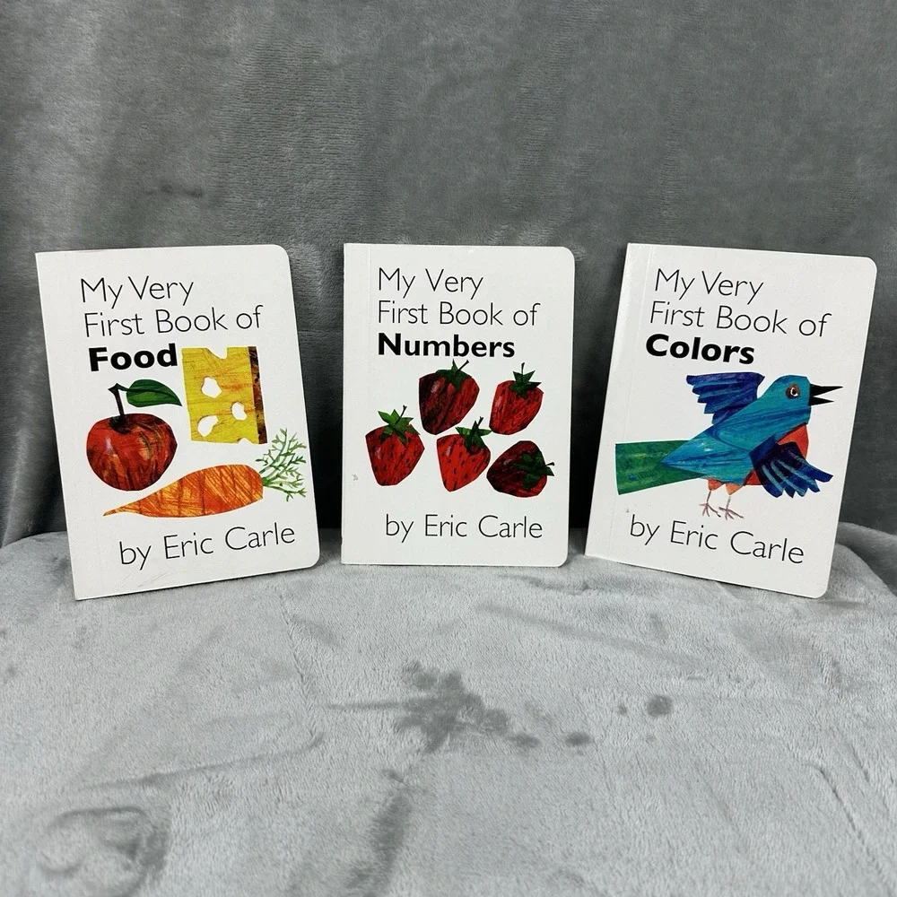 Book Bundle (3) My Very First Book Of Food Numbers Colors By Eric Carle